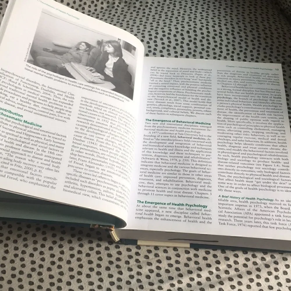 BOOKS > Health Psychology Textbook for Biological Basis of Behavior Class,